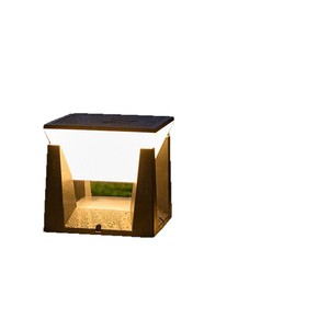 IP67 Weather-Resistant Outdoor Solar Lamp Square LED Garden Lights for Landscape & Lawn Yard Pillar Design - Product Image 1