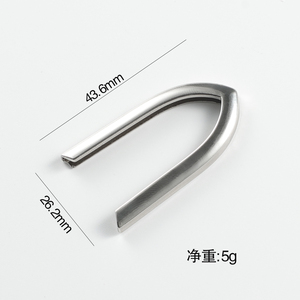 อุปกรณ์ฮาร์ดแวร์ที่หุ้มโน้ตบุ๊คหัวเข็มขัดโลหะรูปตัวยูสมุดทรงสี่เหลี่ยมกลวงที่สร้างสรรค์หัวเข็มขัดอัลบั้ม - Product Image 5