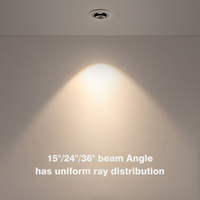 Lampes intelligentes Tuya Zigbee de haute qualité pour la maison, 10W LED, downlight minimaliste en aluminium, à intensité variable