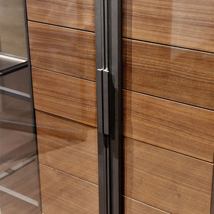 <span class=keywords><strong>Meuble</strong></span> Bar Vitrine de Luxe avec Cadre en Aluminium | Cave à <span class=keywords><strong>Vin</strong></span> Moderne & Rangement Vitré pour Salon de Villa - Product Image 6