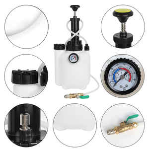 Podofo 3L Manual Transmission Oil Filling System Hand <b>Pump</b> or Pneumatic Automatic Gearbox Oil Fluid <b>Pump</b> Tool with <b>Adapters</b> OEM - Product Image 6