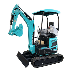Mini Excavadora hidráulica sobre orugas de 1-2 toneladas para plantas industriales de construcción agricultura con accesorio de cubo - Product Image 3