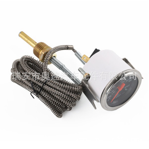 Jauge de température d'eau mécanique Auso-Racing 52 mm 12 V avec capteur pour tableau de bord de voiture - Product Image 3
