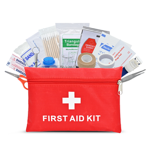 Paquete de primeros auxilios portátil Botiquines de primeros auxilios de supervivencia al aire libre Bolsa de emergencia con vendaje de gasa curita Camping <span class=keywords><strong>senderismo</strong></span> viajar - Product Image 4