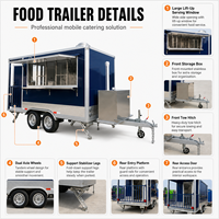 MAICHE SL-6Z Camion de restauration rapide personnalisé et élégant à 4 roues, capacité de 500 places, pour la vente de café, de bière et de snacks dans les restaurants et les cafés