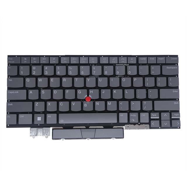 US English Backlight Laptop Keyboard for Lenovo ThinkPad X1 Yoga Gen 7 7th 314108962666 Replacement Keyboard New Grey