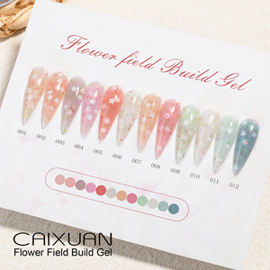 Gel de construction pour extension d'ongles à séchage rapide, Gel sculptant transparent comme du cristal pour le modelage d'ongles, Gel de construction Flowder Field - Product Image 2