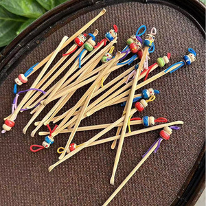 July 7th Bamboo <b>Ear</b> <b>Pick</b> Doll Shape 10 Pcs Pack For <b>Ear</b> Cleaning Travel Use - Product Image 1