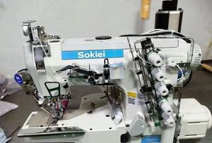 QK-600-01CB/UT Nueva Máquina de Coser Industrial Interlock de Alta Velocidad con Accionamiento Directo, Pie Caminante y Cabezal Cuadrado Pequeño, con Enhebrado Automático - Product Image 5