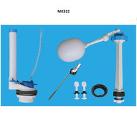 Accesorio de ajuste de válvula de descarga de agua, material PP/ABS, MT-522, precio al por mayor