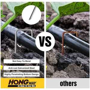เหล็กเสียบดิน HongWay ขนาด 6x1.2 นิ้ว เบอร์ 11 เหล็กชุบสังกะสี สำหรับสวน ปักหญ้า ปักเต็นท์ จำนวน 28 ชิ้น - Product Image 5