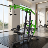 Máquina de remo sentado iso-lateral, equipo profesional de gimnasio para entrenamiento de fuerza de espalda