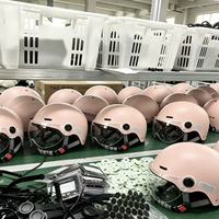 Casque de scooter électrique ultraléger en ABS pour adultes, pour VTT, vélo et moto, avec caméra HD 1080P et application WiFi