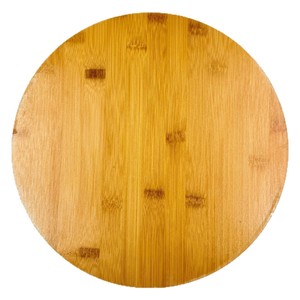 Tapis isolant thermique en bambou, rond, couleur unie, pour la protection des ustensiles de cuisine - Product Image 1