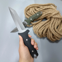 TL2301HB couteau de chasse tactique à lame fixe pour l'extérieur 420 acier inoxydable titane PP poignée pleine Tang Kydex couverture bricolage OEM