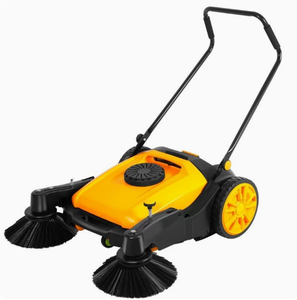 Manual Push Sweeper 1050mm Industrial <b>Floor</b> <b>Cleaning</b> <b>Machine</b> 55L Large Capacity for Factories Warehouses Workshops and Roads - Product Image 1