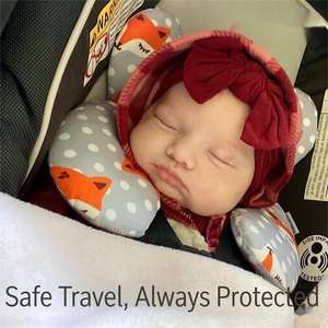 Breathable U-Shape <strong>Baby</strong> Neck <strong>Pillow</strong> for Newborns, Travel Car Seat <strong>Head</strong> Support, Cross-Border Multi-Functional Infant Cushion - Product Image 3