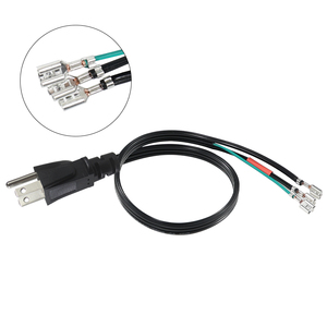 Câble d'alimentation CA NEMA 5-15P vers borne à extrémité nue SPT-3 18AWG 16AWG 14AWG 125V IP11 pour ordinateur, projets électriques de bricolage - Product Image 3