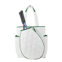 Nouvel Arrivage Sac de Sport de Luxe Personnalisé pour Femme, Sac Fourre-tout Portable Matelassé et Rembourré, Sac à Dos de Tennis pour Badminton et Pickleball