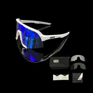 Lunettes de cyclisme de sécurité professionnelles, kit de 3 verres pour sports de plein air, protection anti-reflet UV, modèle % S3 - Product Image 1