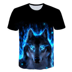 Animal Wolf 3D Printed <strong>T</strong>-<strong>shirt</strong> From Men Digital Printing Tshirt Graphics Clothing All Over Print Tees Casual Oversized <strong>T</strong> <strong>Shirt</strong> - Product Image 2