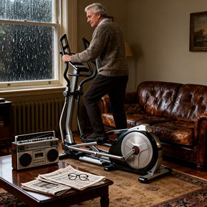 Vente en gros de machine elliptique magnétique, 8 niveaux de résistance manuelle, écran LCD, cross-trainer pour salle de sport à domicile, <span class=keywords><strong>cardio</strong></span> - Product Image 3
