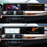 Krando 22-Zoll Android Autoradio für BMW X5 E70 X6 E71 2007 - 2013 Duale Interaktive Haupteinheit 4G Kabelloses Carplay + Android Auto