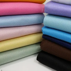 China Textil Polyester dicke weiche Diamant Waben sandwich 3D Air Mesh Air Layer Mesh für Schuhs itz Rucksack Tasche Bürostuhl
