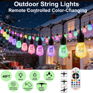 สายไฟ <span class=keywords><strong>LED</strong></span> รูปหยดน้ำสำหรับภายนอกอาคาร พร้อมปลั๊ก EU สำหรับเทศกาล - Product Image 2