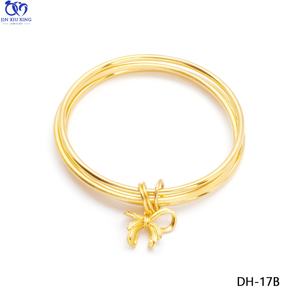 JXX Manufacturer Custom New Fashion Design Ladies 24K Gold Drop Pendant WIth 5 Styles <b>Bangles</b> Bracelet Female - Product Image 6