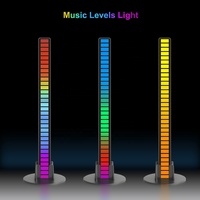 Lumières de rythme musical à LED, dc 5v, Rechargeable, 32 bits, rvb, commande vocale, Offre Spéciale