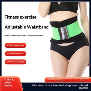 Cinturón Deportivo Unisex Europeo Americano, Faja Reductora de Cintura con Cierre Mágico para Fitness, Modelo A5, Material de Poliéster - Product Image 2