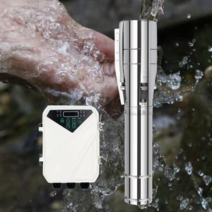 Système de pompe solaire submersible haute performance avec contrôleur pour le relevage d'eau de puits profond - Product Image 3