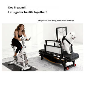 Tapis roulant pour chiens <span class=keywords><strong>de</strong></span> <span class=keywords><strong>taille</strong></span> <span class=keywords><strong>moyenne</strong></span>/grande - Exercice silencieux, entraînement <span class=keywords><strong>de</strong></span> la résistance et <span class=keywords><strong>de</strong></span> la musculature des pattes, fonctionnement intelligent, design multi-styles et tendance - Product Image 2