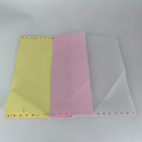Papel Continuo sin Carbón NCR Personalizado OEM, Papel para Formularios de Computadora Multicolor y Multiplicado para Impresión de Facturas