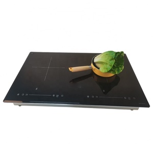 Cocina de Inducción Eléctrica Comercial Integrada de 2 Placas con Pantalla Táctil y Doble Quemador - Product Image 1