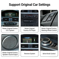 Sistema Multimedia con Pantalla Táctil para Automóvil, Sistema Linux para BMW E60 E61 E62 E63 E90 E91 E92 E93, Sistema Android Auto, Carplay Inalámbrico
