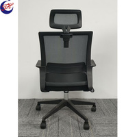 Chaise de bureau ergonomique confortable avec hauteur réglable, roulettes en mousse, pivotante, mobilier de bureau