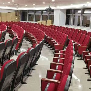 Los fabricantes producen materiales de carcasa de plástico a bajo precio, <span class=keywords><strong>telas</strong></span> rojas de esponja y asientos de fila para auditorios y cines - Product Image 4