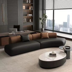 <span class=keywords><strong>Canapé</strong></span> de couloir incurvé moderne de luxe nordique, édition designer pour les salons compacts, <span class=keywords><strong>canapé</strong></span> de réception de salon de beauté - Product Image 5