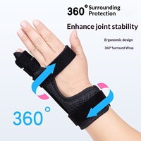 Support de doigt en éponge détachable pour attelle de phalange, protection tenosynoviale du petit doigt, réglable