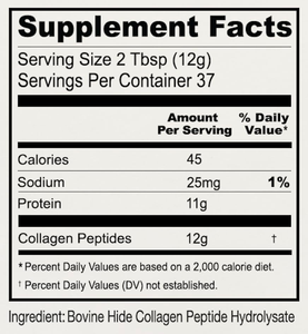 OEM ODM Collagen Peptides Powder HACCP ISO22000 456g 12g per Serving Hydrolyzed Grass Fed Unflavored - Product Image 2