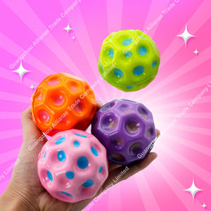 Palle colorate Mini rimbalzanti 65mm in schiuma morbida corallo poroso che rimbalza palla spaziale Super alto Pop per bambini piccole palline rimbalzanti in gomma - Product Image 2