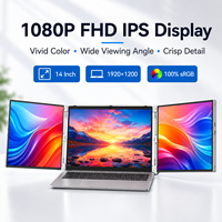 Écran d'extension d'ordinateur portable au meilleur prix, écran LCD, moniteur portable triple quadruple, écrans multiples pour les entreprises