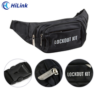 Sac de taille portable pour kit de verrouillage de sécurité à main pour dispositif de verrouillage industriel et stockage de gestion des personnes