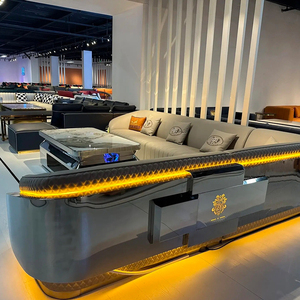 New bán buôn và nhà máy bán hàng trực tiếp Luxury Bar sofa Set Câu lạc bộ đồ nội thất Booth sofa KTV sảnh sofa đồ nội thất - Product Image 3