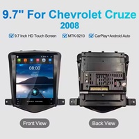 Autoradio DVD GPS Navihua pour Chevrolet Cruze 2008-2012, écran vertical multimédia