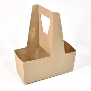 Porte-gobelets en <span class=keywords><strong>carton</strong></span> recyclé durable pour 2 gobelets à café - Product Image 1