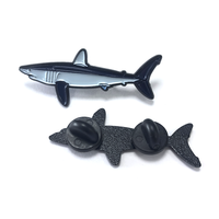 Offre Spéciale épingles à poisson en alliage de Zinc Badge logo personnalisé décoration en métal épinglette broche pas cher épingles en émail doux