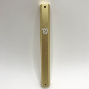 Mezuzot Boîtier Mezuzah en aluminium Classique Judaica <span class=keywords><strong>Mezuza</strong></span> Art de porte résistant aux intempéries pour la bénédiction de la maison 12.5cm(4.9 pouces) - Product Image 1